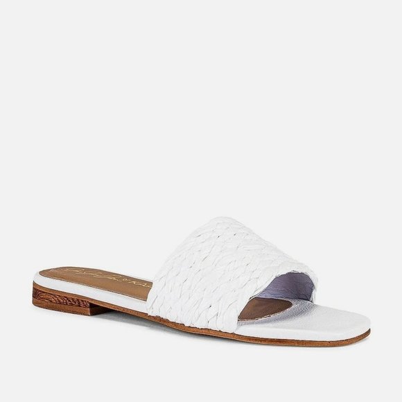 Kaanas Shoes - Kaanas Key Largo Braided Sandals in White 9 With Box